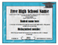 Free download certificate Microsoft Word, Excel or Powerpoint template free to be edited with LibreOffice online or OpenOffice Desktop online