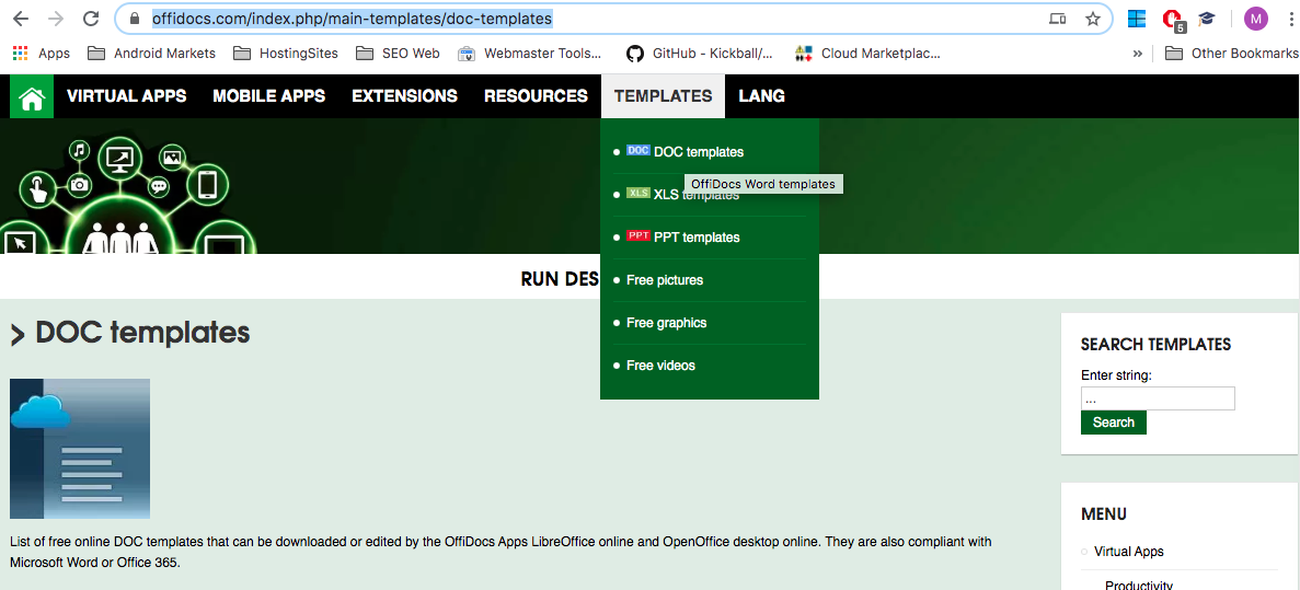 Use Microsoft Word Templates with OffiDocs Use Microsoft Word Templates with OffiDocs