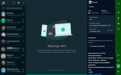 1 Wa WasuBOT Tools For WhatsApp Theme from Chrome web store to be run with OffiDocs Chromium online 1 Wa WasuBOT Tools For WhatsApp Theme from Chrome web store to be run with OffiDocs Chromium online