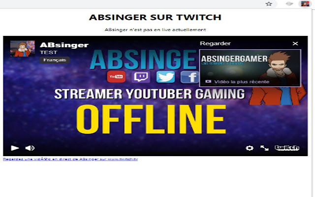 ABsinger Extension Twitch from Chrome web store to be run with OffiDocs Chromium online ABsinger Extension Twitch from Chrome web store to be run with OffiDocs Chromium online