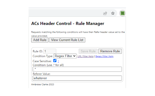 ACs Header Control from Chrome web store to be run with OffiDocs Chromium online ACs Header Control from Chrome web store to be run with OffiDocs Chromium online