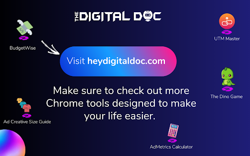AdMetrics Calculator from Chrome web store to be run with OffiDocs Chromium online AdMetrics Calculator from Chrome web store to be run with OffiDocs Chromium online