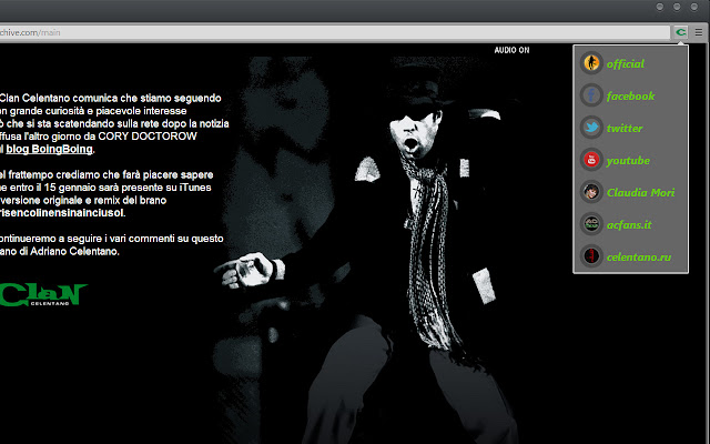 Adriano Celentano HUB from Chrome web store to be run with OffiDocs Chromium online Adriano Celentano HUB from Chrome web store to be run with OffiDocs Chromium online