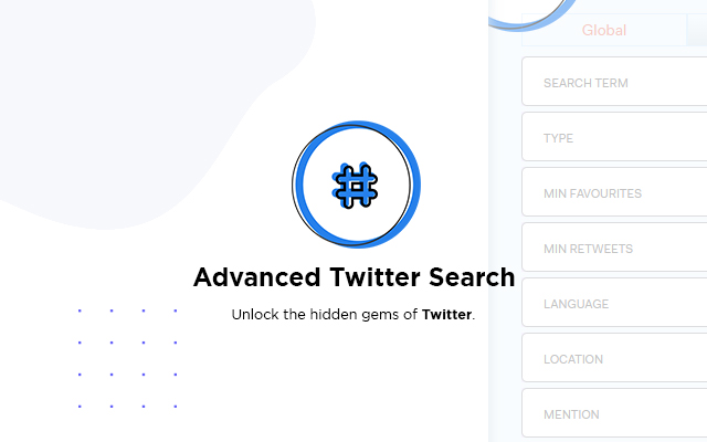 Advanced Twitter Search from Chrome web store to be run with OffiDocs Chromium online Advanced Twitter Search from Chrome web store to be run with OffiDocs Chromium online