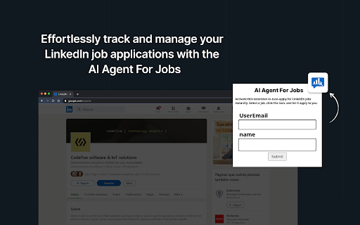 AI Agent For Jobs from Chrome web store to be run with OffiDocs Chromium online AI Agent For Jobs from Chrome web store to be run with OffiDocs Chromium online