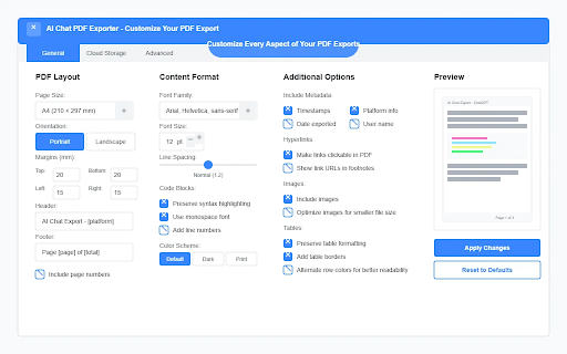 AI Chat PDF Exporter Save ChatGPT Claude As PDF from Chrome web store to be run with OffiDocs Chromium online AI Chat PDF Exporter Save ChatGPT Claude As PDF from Chrome web store to be run with OffiDocs Chromium online