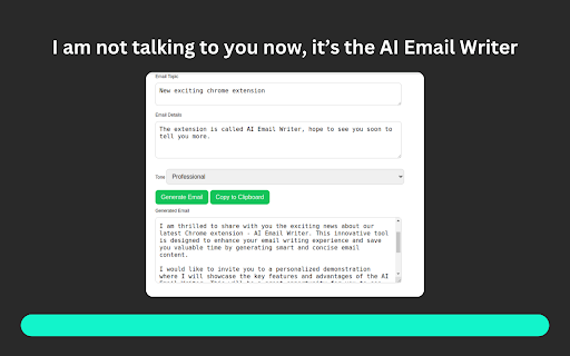 AI Email Writer from Chrome web store to be run with OffiDocs Chromium online AI Email Writer from Chrome web store to be run with OffiDocs Chromium online