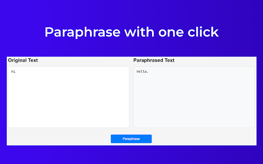 AI Paraphraser from Chrome web store to be run with OffiDocs Chromium online AI Paraphraser from Chrome web store to be run with OffiDocs Chromium online