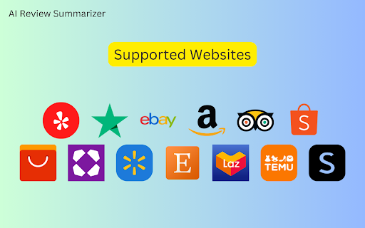 AI Review Summarizer Get ChatGPT Review Analysis in One Click from Chrome web store to be run with OffiDocs Chromium online AI Review Summarizer Get ChatGPT Review Analysis in One Click from Chrome web store to be run with OffiDocs Chromium online