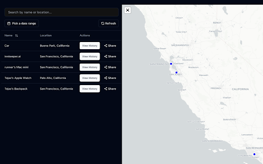 AirPinpoint Map from Chrome web store to be run with OffiDocs Chromium online AirPinpoint Map from Chrome web store to be run with OffiDocs Chromium online