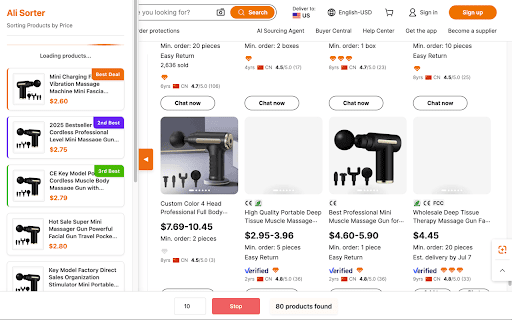 Ali Sorter Sort Alibaba products by price from Chrome web store to be run with OffiDocs Chromium online Ali Sorter Sort Alibaba products by price from Chrome web store to be run with OffiDocs Chromium online