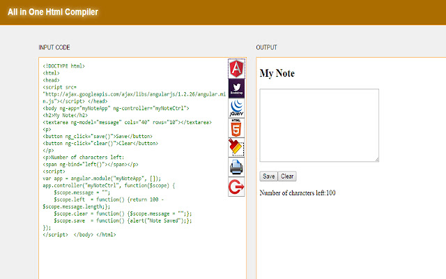 All in one Html Compiler from Chrome web store to be run with OffiDocs Chromium online All in one Html Compiler from Chrome web store to be run with OffiDocs Chromium online