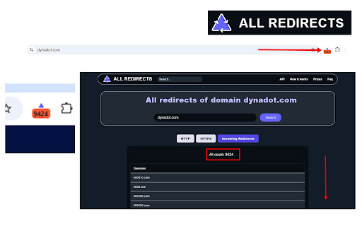 All Redirect Counter from Chrome web store to be run with OffiDocs Chromium online All Redirect Counter from Chrome web store to be run with OffiDocs Chromium online