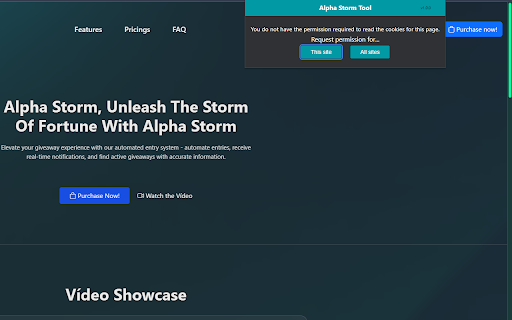 Alpha Storm Tool from Chrome web store to be run with OffiDocs Chromium online Alpha Storm Tool from Chrome web store to be run with OffiDocs Chromium online