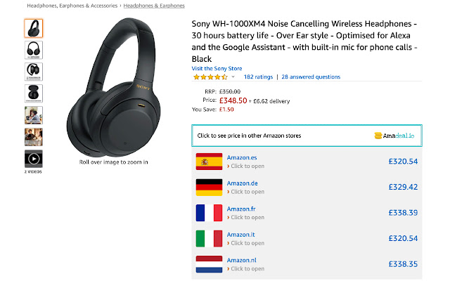 Amadeal.io: Compare prices on Amazon from Chrome web store to be run with OffiDocs Chromium online Amadeal.io: Compare prices on Amazon from Chrome web store to be run with OffiDocs Chromium online