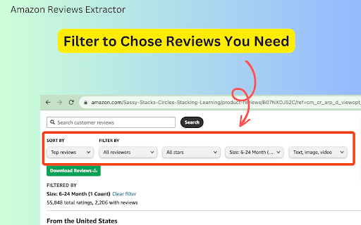 Amazon Reviews Extractor from Chrome web store to be run with OffiDocs Chromium online Amazon Reviews Extractor from Chrome web store to be run with OffiDocs Chromium online
