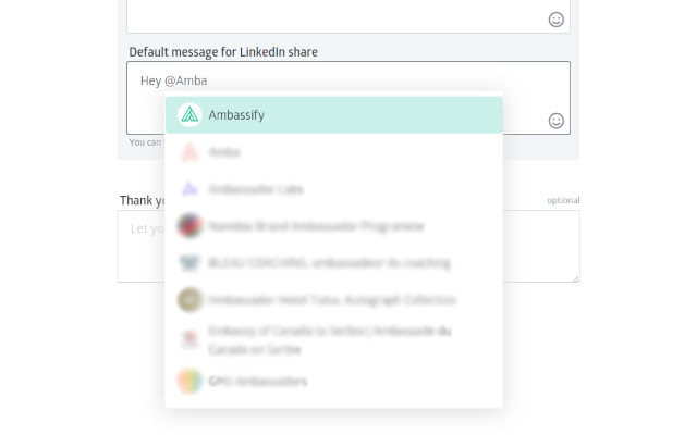 Ambassify from Chrome web store to be run with OffiDocs Chromium online Ambassify from Chrome web store to be run with OffiDocs Chromium online