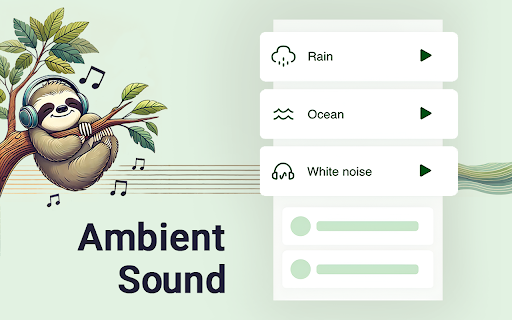 Ambient sound from Chrome web store to be run with OffiDocs Chromium online Ambient sound from Chrome web store to be run with OffiDocs Chromium online