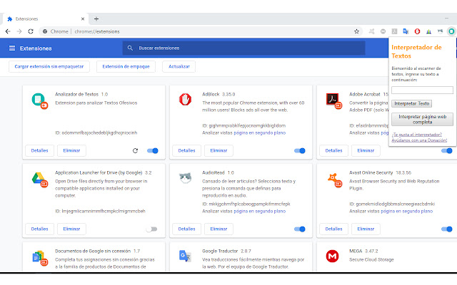 Analizador de Textos from Chrome web store to be run with OffiDocs Chromium online Analizador de Textos from Chrome web store to be run with OffiDocs Chromium online