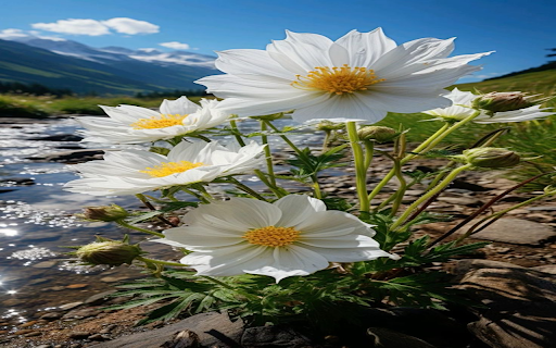 Anemone flower by the stream wallpaper from Chrome web store to be run with OffiDocs Chromium online Anemone flower by the stream wallpaper from Chrome web store to be run with OffiDocs Chromium online