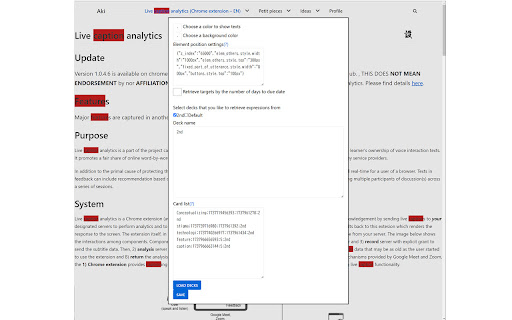 Anki highlighter from Chrome web store to be run with OffiDocs Chromium online Anki highlighter from Chrome web store to be run with OffiDocs Chromium online
