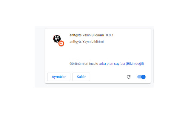 anltgyts Yayın Bildirimi from Chrome web store to be run with OffiDocs Chromium online anltgyts Yayın Bildirimi from Chrome web store to be run with OffiDocs Chromium online