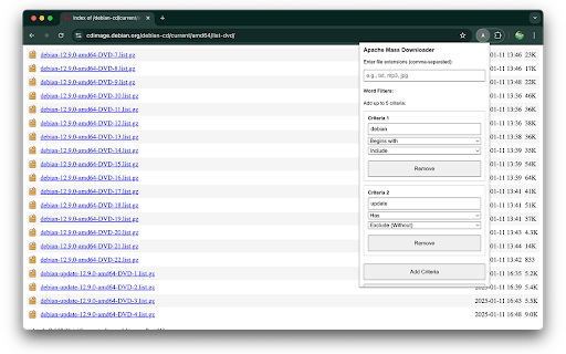 Apache Mass Downloader from Chrome web store to be run with OffiDocs Chromium online Apache Mass Downloader from Chrome web store to be run with OffiDocs Chromium online