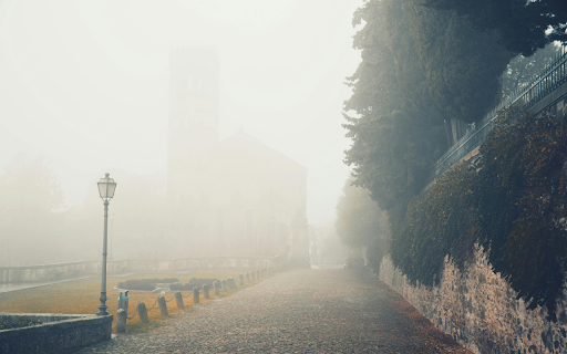 A Pathway During Foggy Weather from Chrome web store to be run with OffiDocs Chromium online A Pathway During Foggy Weather from Chrome web store to be run with OffiDocs Chromium online