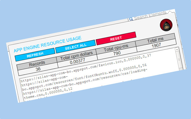 App Engine Resource Usage from Chrome web store to be run with OffiDocs Chromium online App Engine Resource Usage from Chrome web store to be run with OffiDocs Chromium online