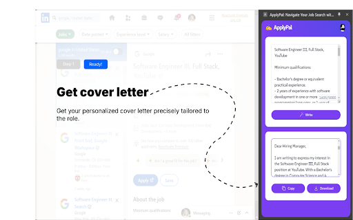 ApplyPal: Cover Letter Match Scores from Chrome web store to be run with OffiDocs Chromium online ApplyPal: Cover Letter Match Scores from Chrome web store to be run with OffiDocs Chromium online