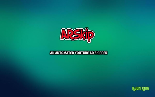 ARSkip Auto Youtube Ad Skipper from Chrome web store to be run with OffiDocs Chromium online ARSkip Auto Youtube Ad Skipper from Chrome web store to be run with OffiDocs Chromium online