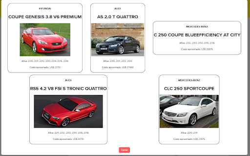 Autazo: Información completa de vehículos from Chrome web store to be run with OffiDocs Chromium online Autazo: Información completa de vehículos from Chrome web store to be run with OffiDocs Chromium online