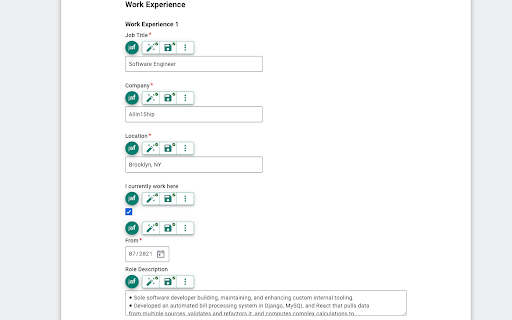 Autofill Job Applications JobAppFiller from Chrome web store to be run with OffiDocs Chromium online Autofill Job Applications JobAppFiller from Chrome web store to be run with OffiDocs Chromium online