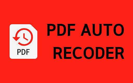Auto PDF Recorder from Chrome web store to be run with OffiDocs Chromium online Auto PDF Recorder from Chrome web store to be run with OffiDocs Chromium online