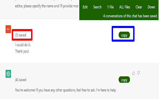 Auto Save ChatGPT from Chrome web store to be run with OffiDocs Chromium online Auto Save ChatGPT from Chrome web store to be run with OffiDocs Chromium online