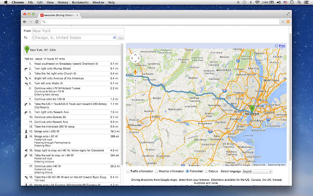 Awesome Driving Directions from Chrome web store to be run with OffiDocs Chromium online Awesome Driving Directions from Chrome web store to be run with OffiDocs Chromium online