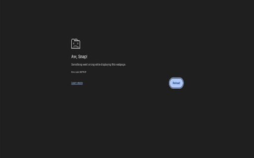Aw snap! from Chrome web store to be run with OffiDocs Chromium online Aw snap! from Chrome web store to be run with OffiDocs Chromium online