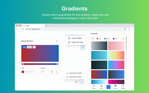 AzColor Color Picker Palette Generator from Chrome web store to be run with OffiDocs Chromium online AzColor Color Picker Palette Generator from Chrome web store to be run with OffiDocs Chromium online