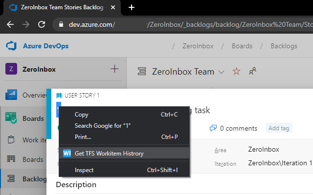 Azure DevOps workitem info from Chrome web store to be run with OffiDocs Chromium online Azure DevOps workitem info from Chrome web store to be run with OffiDocs Chromium online