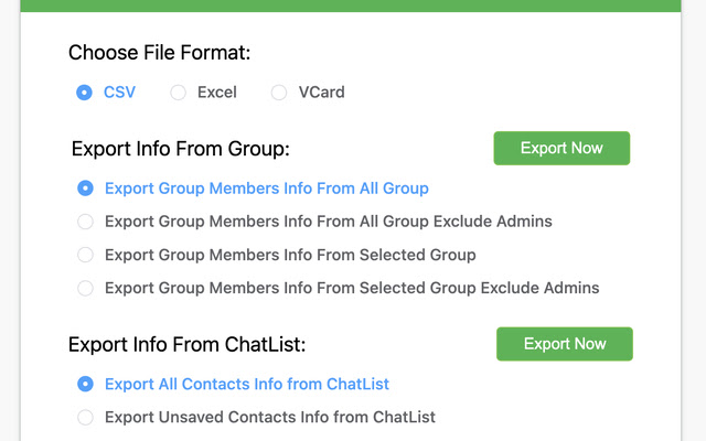 Backup WA Chats from Chrome web store to be run with OffiDocs Chromium online Backup WA Chats from Chrome web store to be run with OffiDocs Chromium online
