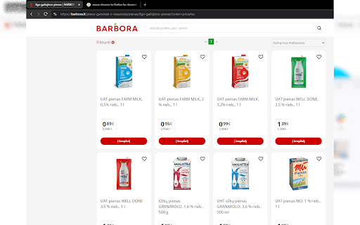 Barbora URL Modifier from Chrome web store to be run with OffiDocs Chromium online Barbora URL Modifier from Chrome web store to be run with OffiDocs Chromium online
