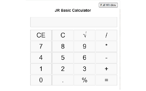 Basic Calculator from Chrome web store to be run with OffiDocs Chromium online Basic Calculator from Chrome web store to be run with OffiDocs Chromium online