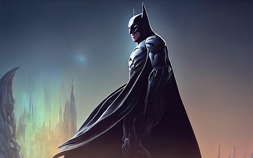 Batman standing next to the castle from Chrome web store to be run with OffiDocs Chromium online Batman standing next to the castle from Chrome web store to be run with OffiDocs Chromium online