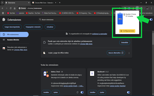 Battery Check from Chrome web store to be run with OffiDocs Chromium online Battery Check from Chrome web store to be run with OffiDocs Chromium online