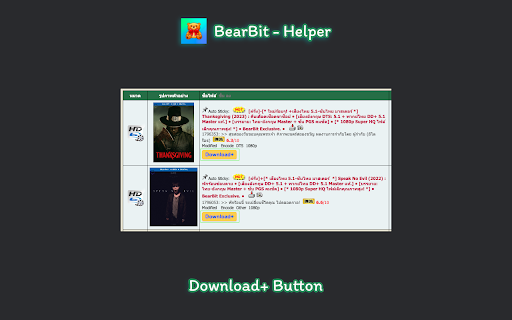 BearBit Helper from Chrome web store to be run with OffiDocs Chromium online BearBit Helper from Chrome web store to be run with OffiDocs Chromium online