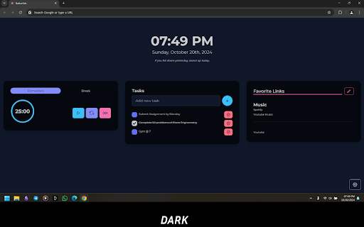 BetterTab from Chrome web store to be run with OffiDocs Chromium online BetterTab from Chrome web store to be run with OffiDocs Chromium online