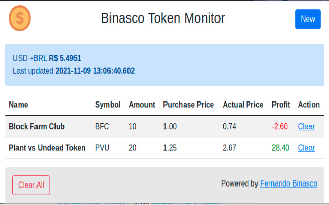 Binasco Token Monitor from Chrome web store to be run with OffiDocs Chromium online Binasco Token Monitor from Chrome web store to be run with OffiDocs Chromium online