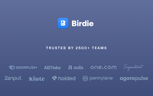 Birdie from Chrome web store to be run with OffiDocs Chromium online Birdie from Chrome web store to be run with OffiDocs Chromium online