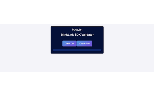 BlinkLink SDK Validator from Chrome web store to be run with OffiDocs Chromium online BlinkLink SDK Validator from Chrome web store to be run with OffiDocs Chromium online