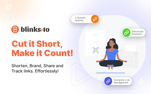 Blinks.to Url Shortener from Chrome web store to be run with OffiDocs Chromium online Blinks.to Url Shortener from Chrome web store to be run with OffiDocs Chromium online